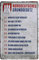 Blechschild Norddeutsches Grundgesetz - Metallschild Frei Hansestadt Hamburg - Wappen - Retro Deko Schild norddeutsche Sprüche Dialekt - lustiges Geschenk Norddeutsche Zugereiste Zugezogene - 20x30cm