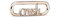 PANDORA ME Styling Wort-Link Crush aus 14 Karat Rosévergoldeter Metalllegierung, 780080C00