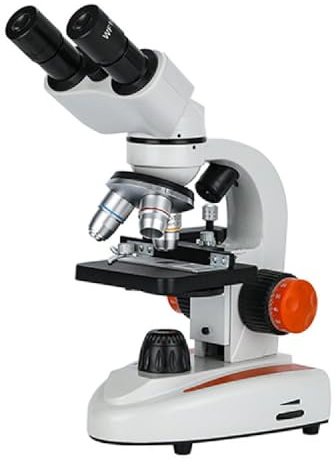 Microscopio, Microscopio Biologico Binoculare 40X-2000X For Studenti E Scuole Di Laboratorio, Regalo For Bambini per studenti, laboratorio scolastico(40-2000X with Holder)