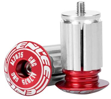 Fahrrad-Lenker-Endstopfen – 1 Paar Fahrrad-Lenker-Endstopfen | Rennrad-Lenkergriffe | Aluminium-Lenkerkappen | Mehrfarbige Fahrrad-Lenkerendgriffe | Fahrradlenker-Endkappen Für Die Meisten Mountainbik