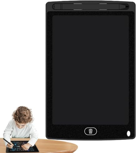 LCD ritblock för barn, LCD ritblock för barn 8,5 tum | LCD-skärm skrivplatta Lättdriven liten skrivtavla, intelligent doodlefärg, synskyddsskärm, pojkar Barn reseleksaker ritblock
