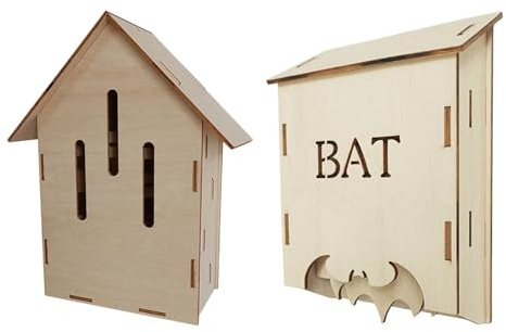 Casa Per Pipistrelli Da Giardino - Scatola Per Riposare I Pipistrelli In Legno, Grotta Per Riposare Gli Animali In Legno, Rifugio Ecologico Per Pipistrellis | Ideale Per Giardinieri, Proprietari Di Ca
