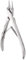 Nagelzange für eingewachsene Pediküre NIPPERS FOR INGROWN Nails Podo 30 18 mm NP-30-18