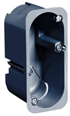 Eurohm Boite d'encastrement multi-matériaux - XL Ultra - 1/2 poste - Non résistant à l'eau - Plastique - À visser - 40 mm