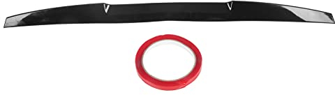 Heckspoiler, Akozon Heckspoilerlippe aus Gummi Schwarz Universal Aerodynamik Auto modifikationszubehör