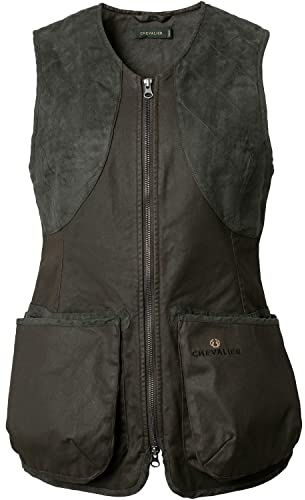 Chevalier Vintage Dogsport Weste für Damen – Robust & Funktional für Hundetraining, Jagd & Outdoor - Ergonomisch, Viele Taschen, Zwei-Wege-Reißverschluss & Komfort bei allen Aktivitäten