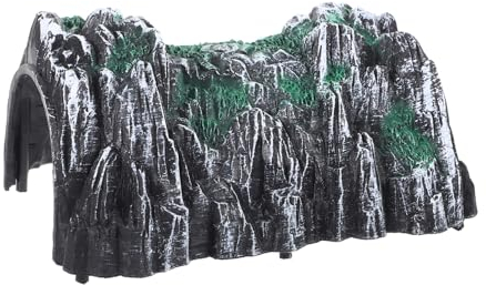 VICASKY 4Pcs Eisenbahn Tunnel Modell Aus Kunststoff Simulations-Höhlenmodell Für Modelleisenbahn Landschaft DIY Zugtunnel Zubehör Für Sandtisch Szene