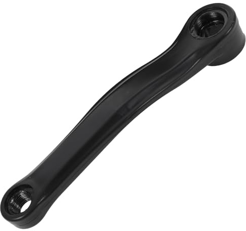 GOOHOCHY Biela Izquierda Bicicleta Aluminio Duradero Brazo Manivela Cuadrado Horizontal Compatible Carretera Montaña Fija
