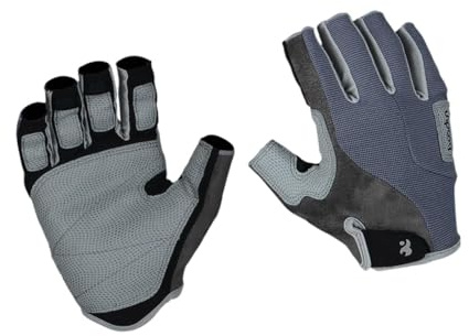 KIXZSAZ Gants de Cyclisme Demi-Doigts légers et Respirants offrant Une Meilleure adhérence pour la Voile, Le canoë et Les activités de Plein air. Ces Gants sont conçus pour l'escalade, Le Cyclisme et