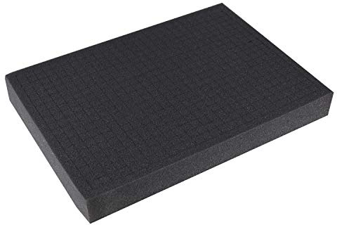 HMF 1451-50 Alfombrilla de espuma de rejilla, 440 x 315 mm, para mesa, para maleta, altura: 50 mm
