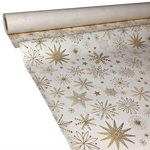 JUNOPAX Papiertischdecke 50m x 1,00m Weihnachten