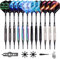 WIN.MAX Dartpfeile mit kunststoffspitze für elektronische dartscheibe 12 Stück Soft Darts Pfeile Set,18 Gramm Profi