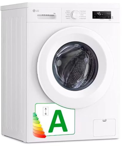 Lavadora LG F4X1008NWH Clase A 8 Kg 1400 rpm SmartHome