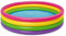 Homestreet Rainbow Paddling Pool, 178cm x 38cm, 4 Ring Design, 500L Capacity, Heavy Gauge PVC, Family Pool