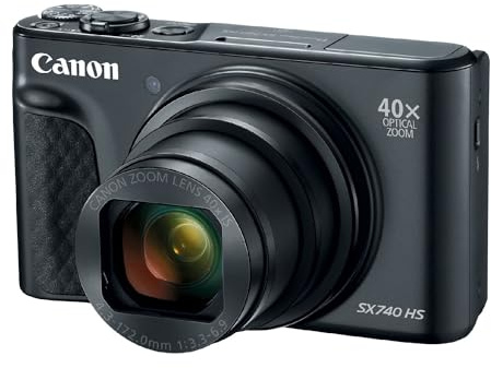 Canon PowerShot SX740 HS Appareil photo numérique, Noir (modèle international)