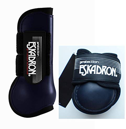 Eskadron Protection Gamaschen + Streichkappen 4er Set Größe Pony Nightblue
