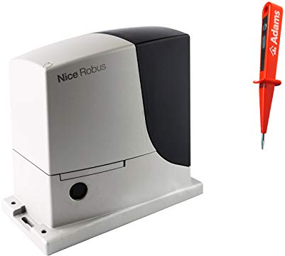 Nice ROBUS RB600 Schiebetorantrieb 600kg Einzelantrieb + ADAMS Stromprüfer