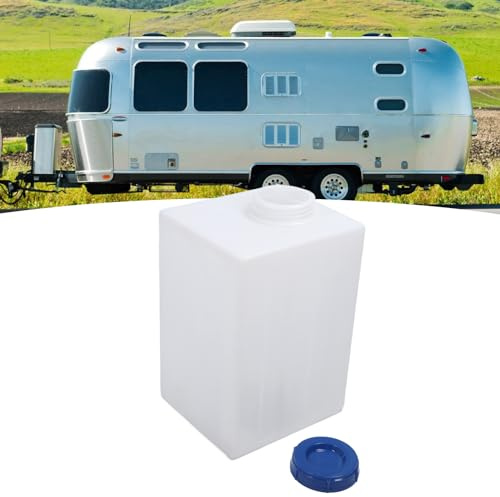 RV Vattentank, 16 Gallons RV Färskvattentank, 130 Mm Vatteninlopp, Förtjockad Dricksvattentank för Husbilssläpbåt Yacht, RV Vattentankar, 21.26x14.76x12.99in