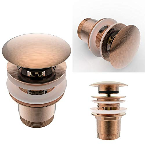 Korpusbad Push Open AA112 mit Überlauf-Funktion roségold | Standardgröße