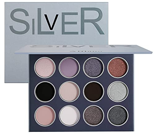Natürliche Neutrale Smokey Lidschatten-Make-Up-Palette, Afflano Matte Shimmer Eyeshadow Palette Pigment und Blending Earth Pallet 12 Farben, Von Beige Apricot Bis ruß Braun-Schwarz, Für Augen Make-up