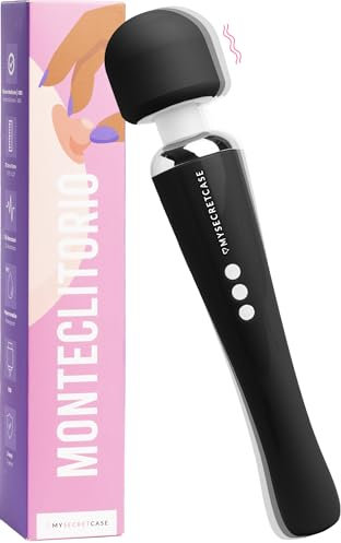 MySecretCase Magic Wand 32cm Vibratoreper Donna Grandi Stimolatore per Clitoride 20 Modalità di Vibrazioni Sexytoysys Coppia Masturbatore per Donna Vibratore Clitoride