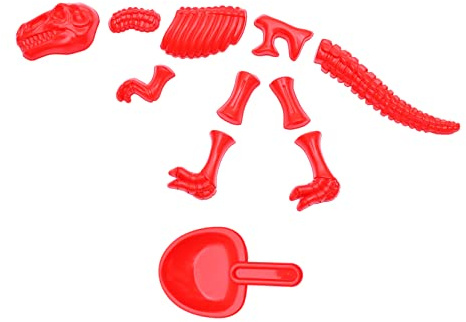 SOPOTUTU Dinosaur Sand Toy DIY Plastic Molds for Kids Educational Beach Sand Toys Creative Outdoor Playset for Boys and Girls