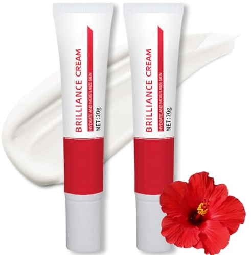 2PCS Brilliance Cream,Dark Spot Corrector for Pigmentation, Blemishes, Melasma, Uneven Skin Tone & Post-Acne Marks, Face Moisturizer for Women, Brightening Face Cream, Suitable for All Skin Types(20g)