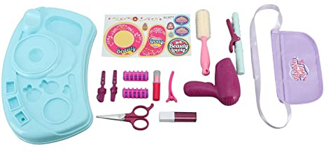 Juego de peluquería para niños, Peluquero, Peluquero, Juguetes de Peinado para niñas y niños, Juego de Regalo con Accesorios completos, Material ABS Seguro y no tóxico para niños
