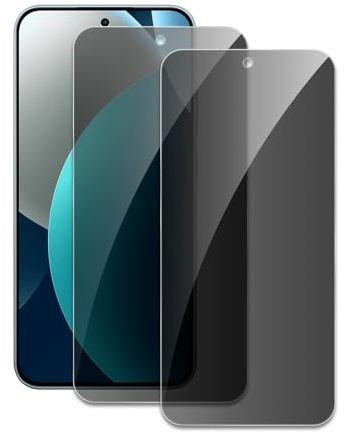 AKLPP [2 stycken] Integritetsskydd för XIAOMI Redmi Note 15 Pro 5G, hårdhet 9H integritet, härdat glas anti-spion, anti-repor