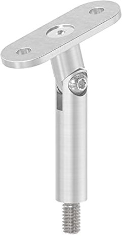 Goupille articulée avec plaque de maintien | Connexion : plat | V2A