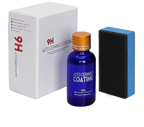 Limitoll Rivestimento ceramico Automatico per Auto - Kit sigillante per Vernice Auto 9H AntiGraffio | 30 ml Super idrofobo Specchio Vernice sigillante Protezione Polacco Forniture