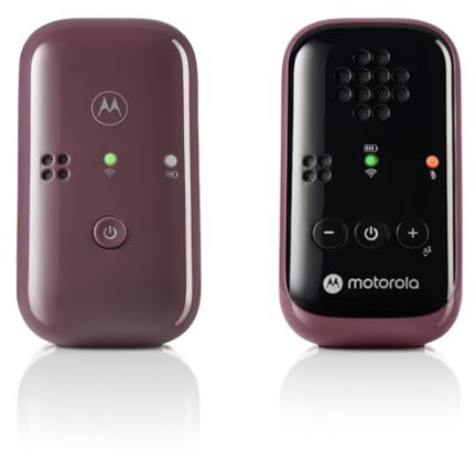 Vigilabebés de Viaje Motorola PIP12 – Vigilabebés de Audio con baterías Recargables, sin Necesidad de WiFi y con Rango de más de 450 Metros – Incluye Funda de Viaje Resistente al Agua