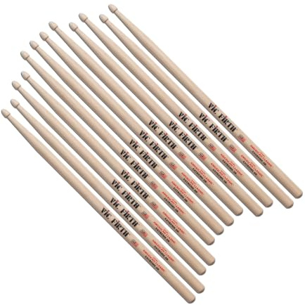 Vic Firth American Classic X5B Drumsticks - Pack of 6 Pairs