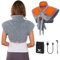 Vofuoti Cordless Heating Pad for Neck and Shoulders, Weighted Heating Pad with Battery and 3 Heat & Massage Settings, Electric Heated Neck Shoulder Wrap for Pain Relief, 14'' x 22'', 2lbs