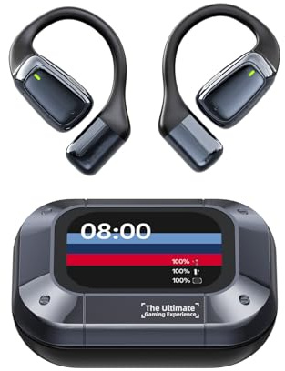 Relxhome NE25 AI Traducteur Vocal instantané avec écran, 4 en1 Ecouteur Traducteur Instantané avec 135 Langues, 60H Traduction Instantanée, 8 Modes de Traduction ecouteur traducteur pour Voyage