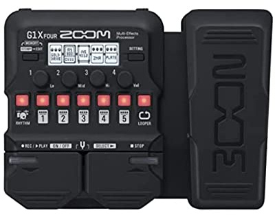 Zoom - G1X FOUR - Multieffektpedal - Amp-Simulator für Gitarre mit Pedal