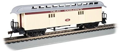 Spur H0 - Personenwagen Wood Baggage Old Colony Railroad