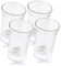 ZiVie® Lot de 4 verres à shooter 45ml/4.5cl | Idéal pour garnir un bar à liqueurs à la maison, reutilisable | Verre cocktail | Shooter verre