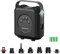 dwndpump Paddle Board Pump, Rechargeable SUP Pump 20PSI High Pressure, Electric Portable Dual-Stage Inflation, Auto-Off & 12V DC Car Connector, for Kayaks, Mattress, Kite Wings, Tents