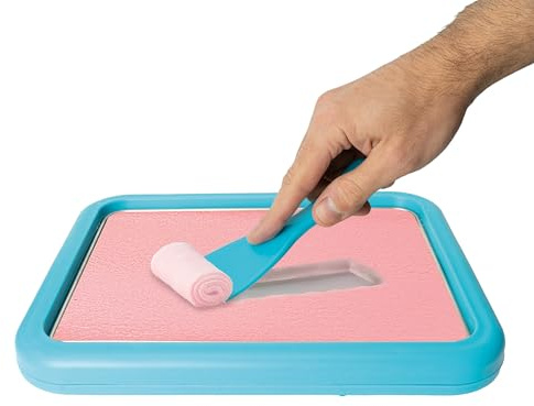 Treat Factory Mini Rolled Ice Cream Maker Frozen Yogurt Roller Freezable Tray