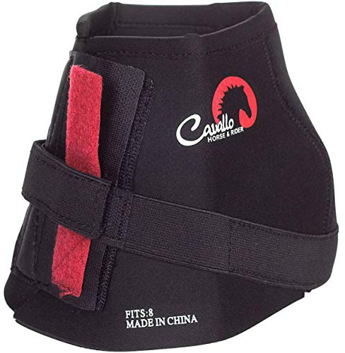 Cavallo Big Foot Boot Pastern Wrap - Black, 8