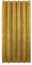 Hafaa Ochre Blackout Curtain for Bedroom – 66 x 84 Crushed Velvet Curtain for Living Room – 1 Panel Eyelet Curtain with Matching Tie Back (168cm x 213cm)