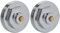 ET - EUROTRONIC Technology GmbH 700110 Gampper M 20 über 10 mm T Metalladapter für elektronische Heizkörperthermostate, M20 über 10mm Tiefe (Packung mit 2)