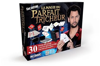 Megagic Parfait Tricheur, Coffret de Tour de Magie pour Enfants | Cadeau d'anniversaire pour Garçon et Fille 7-8-10-12 Ans | Jeu Éducatifs | Jouet pour Enfant avec 30 Tours de Magie | Eric Antoine