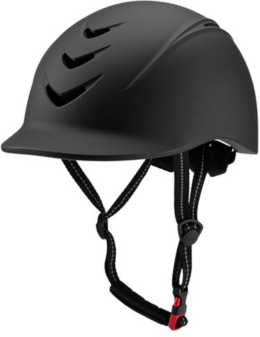 Chapeau d'équitation, Casque d'équitation, Chapeau de Rembourrage Doux et Respirant avec Sangle réglable, Chapeaux et Casques équestres Anti-Collision de sécurité pour Femmes Hommes