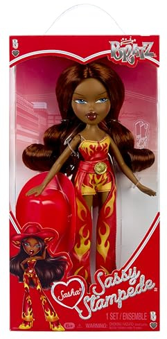 Bratz Sassy Stampede Sasha - Muñeca de Moda Coleccionable - Cowgirl Estilo Western con Conjunto de Ropa y Accesorios