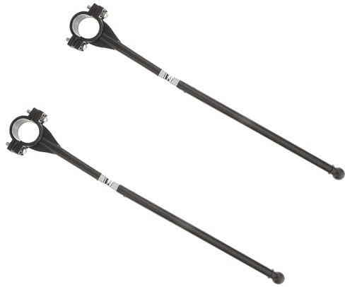 BESTOMZ Soportes para Mástil de Bandera para Bicicleta, 2 Piezas, Ajustables para Manillares de 2-2,5 Cm, Resistentes al Exterior, Ideales para Bicicletas Infantiles y Decoración Festiva