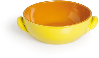 Excelsa Antichi Sapori Casseruola, Terracotta, Giallo, 18x18x7 cm