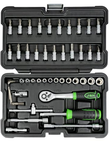 Jbm Maletín portaherramientas con 46 piezas (barras hexagonales)