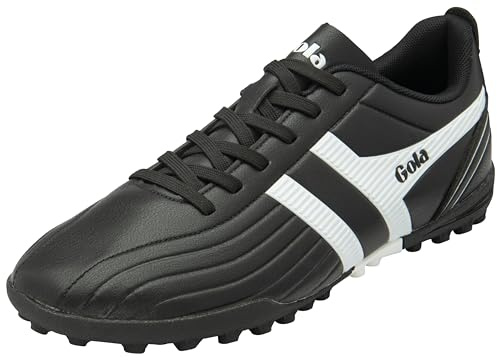 Gola Super Cobra Turf Chaussures de Football pour Homme Noir/Blanc Pointure 40, Noir/Blanc, 40 2/3 EU